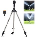 Arroseur trpied rotatif  360 - systme d'arrosage automatique pour pelouses, jardins, arbres et arbustes ...