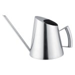 Arrosoir en acier inoxydable de 1500ml, plantation de jardin brossée, intérieur et extérieur Arrosoir en acier inoxydable de 1500ml, plantation de jardin brossée, intérieur et extérieur