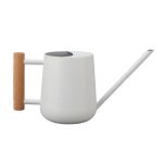 Arrosoir el�gant 900ml en acier inoxydable - long bec et manche en bois - pour jardin et plantes d'int�rieur ...