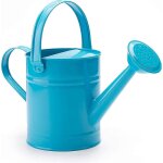 Arrosoir en mtal bleu de 1, 5 l (ou 51 oz) - seau d'arrosage extrieur pour enfants - petit