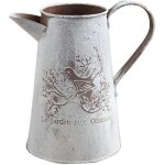 Arrosoir en mtal, vase  fleurs, seau en tain avec anse, dcoration vintage pour jardin, 17 x 11 x ...