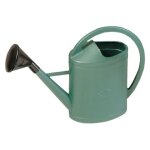 Arrosoir plastique 11 litres vinmer ovale vert avec pomme - 171101