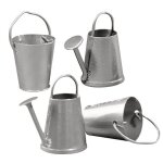 Arrosoir sceau en m�tal miniatures 2 � 3 cm , 4 pcs