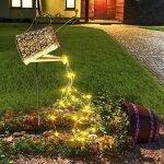 Arrosoir solaire d�coration ext�rieure jardin etanch�it� ip65 led lumiere solaire exterieur - sculptures ...