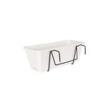 Artevasi kit jardiniere venezia avec r�serve d'eau - 10 l - 49 x 19, 5 x 16, 6 cm - blanc