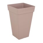 Artevasi pot de fleurs capri carr� haut - 65 cm - taupe