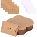 Asfasfq - lot de 100 enveloppes en papier kraft avec fermeture à c?ur et 100 cartes blanches - mini enveloppes ... Asfasfq - lot de 100 enveloppes en papier kraft avec fermeture à c?ur et 100 cartes blanches - mini enveloppes ...
