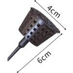 Asfasfq - lot de 100 paniers d'engrais pour bonsaï, boîte à outils portable avec couvercle - l Asfasfq - lot de 100 paniers d'engrais pour bonsaï, boîte à outils portable avec couvercle - l