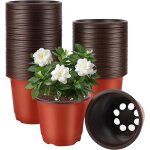 Asfasfq - 100 pièces pots de fleurs diamètre 10cm - pot plastique plante avec trous de drainage, pot ... Asfasfq - 100 pièces pots de fleurs diamètre 10cm - pot plastique plante avec trous de drainage, pot ...