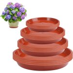 Asfasfq - 16 pices soucoupe pot fleur rond, 12 / 16 / 18 / 20 cm plastique dessous de pot de fleur, ...