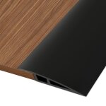Asfasfq - 1m * 5cm barre de seuil adhesive, seuil de porte adhesif pvc, barre de seuil rattrapage de ...
