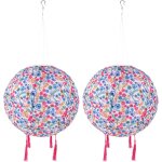 Asfasfq - lot de 2 lampions solaires d'extérieur résistants aux intempéries - 30 cm - lanternes suspendues ... Asfasfq - lot de 2 lampions solaires d'extérieur résistants aux intempéries - 30 cm - lanternes suspendues ...