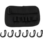 Asfasfq - 2 pack beach umbrella hrow hook, supporte de parapluie de terrasse abs, cintre avec 6 accessoires ...