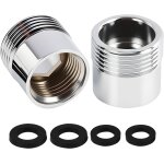 Asfasfq - 2 pcs adaptateur de filetage de tuyau, adaptateur de filetage laiton 1 / 2  femelle vers 3 ...