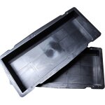 Asfasfq - 2 pcs moules  bton 50x20x6cm, bord, palisade, bordure de trottoir, pelouse jardin, dcoration ...
