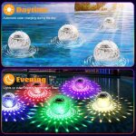 Asfasfq - 2 pièces lampe flottante piscine solaire, lampe piscine rgb à couleur changeante, eclairage ... Asfasfq - 2 pièces lampe flottante piscine solaire, lampe piscine rgb à couleur changeante, eclairage ...