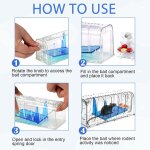 Asfasfq - 2 pi�ces pi�ge � souris vivante, mouse trap intelligent facile � utiliser, facile � nettoyer, ...