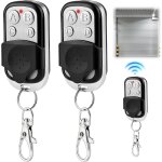Asfasfq - 2 pices telecommande universelle portail frquence 433, 92 mhz code fixe, universelle tlcommandes ...