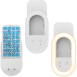 Asfasfq - lot de 2 piges  mouches d'intrieur (2 appareils + 10 cartes de colle), veilleuse, tue - ...