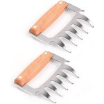 Asfasfq - lot de 2 séparateurs de viande 5 en 1 en acier inoxydable - pinces à viande en acier inoxydable ... Asfasfq - lot de 2 séparateurs de viande 5 en 1 en acier inoxydable - pinces à viande en acier inoxydable ...