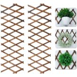 Asfasfq - lot de 2 treillis extensibles en bois pour plantes grimpantes, décoration murale pour chambre, ... Asfasfq - lot de 2 treillis extensibles en bois pour plantes grimpantes, décoration murale pour chambre, ...
