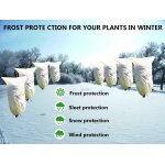 Asfasfq - lot de 2 voile hivernage plante exterieur 100 x 80cm, housse protection plantes en pot contre ... Asfasfq - lot de 2 voile hivernage plante exterieur 100 x 80cm, housse protection plantes en pot contre ...