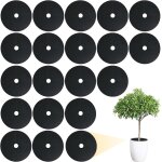 Asfasfq - lot de 20 colliers de chou pour plantes - 15 cm de diamètre - anneau de paillis rond conçu ... Asfasfq - lot de 20 colliers de chou pour plantes - 15 cm de diamètre - anneau de paillis rond conçu ...