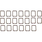 Asfasfq - lot de 20 dtentes en acier cuivr a utiliser avec votre pige putange pour capturer taupe, ...