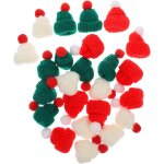Asfasfq - lot de 24 mini bonnets tricotés de noël : bonnet de poupée miniature maison de poupée mini ... Asfasfq - lot de 24 mini bonnets tricotés de noël : bonnet de poupée miniature maison de poupée mini ...