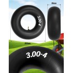 Asfasfq - 2x chambre  air 260x85 3. 00 - 4 pneu 260x85 pour roue brouette chariot diable scooter chariot ...