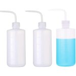 Asfasfq - 3 pices arrosoir bouteille d'arrosage en plastique, 500ml flacons souples avec pipette troite, ...