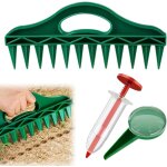 Asfasfq - 3 pièces distributeur de graines semis, 1 x punch & 2 x seeder planteuse manuelle precision, ... Asfasfq - 3 pièces distributeur de graines semis, 1 x punch & 2 x seeder planteuse manuelle precision, ...