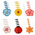 Asfasfq - 30 pices pige  mouches, autocollants anti - mouches, autocollant de fentre pige  mouches ...