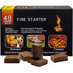 Asfasfq - lot de 35 cubes d'allumage, allume - chemine, allume - barbecue, allume - charbon, rouleaux ...