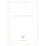 Asfasfq - 36120c collection triomphe gold un carnet cousu blanc - a5 14, 8x21 cm - 96 pages unies blanches ...