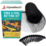 Asfasfq - 4, 5m x 4, 5m filet pour bassin à koï noir, couverture en filet à mailles fines - protège les ... Asfasfq - 4, 5m x 4, 5m filet pour bassin à koï noir, couverture en filet à mailles fines - protège les ...