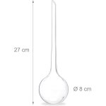 Asfasfq - lot de 4 boules d'arrosage auto - arrosage en pvc 27 x 8 cm - 300ml