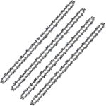 Asfasfq - lot de 4 chanes de trononneuse pour guide chane de 16  (40 cm), 3 / 8  lp 1, 3 mm 56 maillons ...