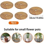 Asfasfq - lot de 4 disques de paillage en noix de coco, diamètre : 50 cm, protection hivernale pour plantes ... Asfasfq - lot de 4 disques de paillage en noix de coco, diamètre : 50 cm, protection hivernale pour plantes ...