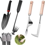 Asfasfq - 4 pices d'outils de dsherbage portatifs pour le jardin outil de dsherbage dracinant outil ...