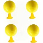 Asfasfq - lot de 4 piges  mouches de fruits jaunes boules d'insectes collantes, naturel et cologique ...