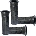 Asfasfq - lot de 4 poignes de brouette, en caoutchouc, pour vlo, fauteuil roulant, moto (25 mm)