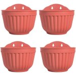 Asfasfq - 4 pots de fleurs à suspendre au mur vertical pour jardin, salon, fenêtre, intérieur ou extérieur, ... Asfasfq - 4 pots de fleurs à suspendre au mur vertical pour jardin, salon, fenêtre, intérieur ou extérieur, ...