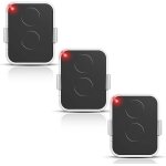 Asfasfq - 433, 92 mhz 3pcs inti era tlcommande pour on2e, 2 canaux tlcommande pour portail, code ...