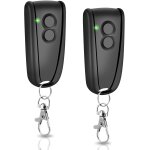 Asfasfq - 433, 92 mhz telecommande porte garage, 2 boutons telecommande portail, compatible avec ecostar ...