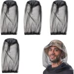 Asfasfq - 4pcs masque masque anti tête de moustique net moustiquaire pour le camping et les voyages en ... Asfasfq - 4pcs masque masque anti tête de moustique net moustiquaire pour le camping et les voyages en ...