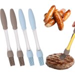 Asfasfq - 4pcs pinceau à badigeonner en silicone, 2 couleurs pinceau a badigeonner barbecue résistant ... Asfasfq - 4pcs pinceau à badigeonner en silicone, 2 couleurs pinceau a badigeonner barbecue résistant ...