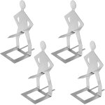 Asfasfq - 4pcs supports amusants hot - dogs, en acier inoxydable en forme d'homme pour rôtissoires à ... Asfasfq - 4pcs supports amusants hot - dogs, en acier inoxydable en forme d'homme pour rôtissoires à ...