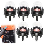Asfasfq - 5 pices ampoule amorage d'essence, ampoule de carburant pompe, tasse d'huile de carburateur ...