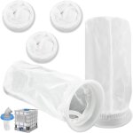 Asfasfq - 5 pièces filtre ibc en nylon, maille fine de 200 mesh, diamètre 105mm, lavable et remplaçable, ... Asfasfq - 5 pièces filtre ibc en nylon, maille fine de 200 mesh, diamètre 105mm, lavable et remplaçable, ...